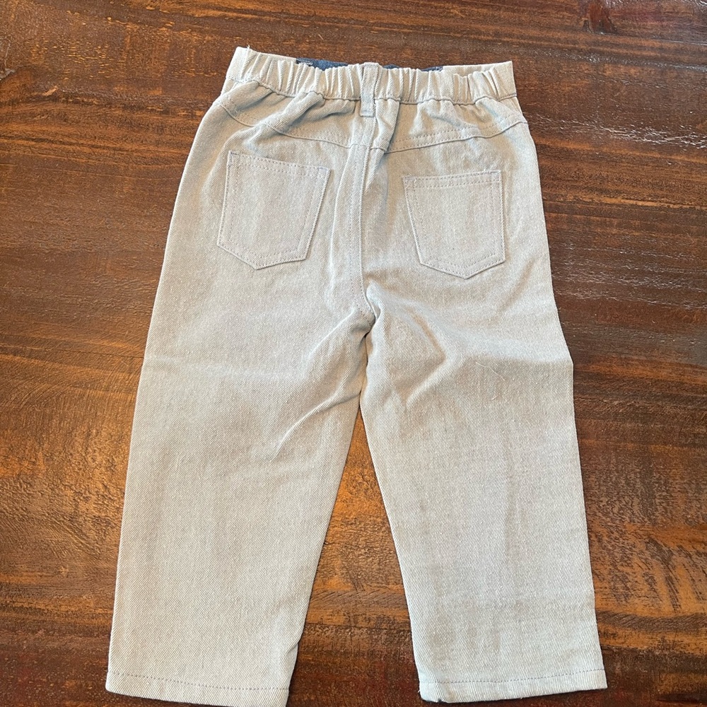 Stylish Two-Tone Denim Pants - Picture 4 of 4
